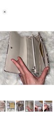 2PC! Michael Kors Python Embossed Matilda Large Leather Shoulder Bag & Wallet