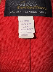 PIRELLI COLLECTION Solid Red Polyester Rayon Men’s Tie 54L 3.0W