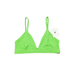 Fabletics Fine Touch Triangle Bralette Women’s Size Small Sour Apple Green