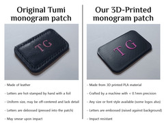Tumi Monogram Patch Custom Replacement!