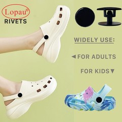 10Sets Replacement Rivets for Croc, Replacement Strap Buttons Snap for Clogs …