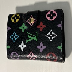 Black Multicolor Monogram Wallet