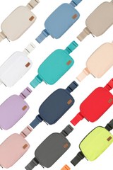 C.C Everyday Basic Solid Color Cross Body Waterproof Mini Belt Bag Fanny Pack