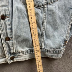 Marithe Francois Girbaud Jacket Mens Small Denim Trucker Light Wash 90s Vintage