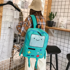 Funny Personality Three-Dimensional Student Backpack Cartoon Adventure Time Back