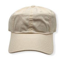 American Needle Basic Slouch Natural Cotton Adjustable Dad Hat Cap