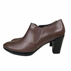 ECCO Shape 55 Plateau Stack Leather Bootie Womens Size EU 40 US 9-9.5 NEW