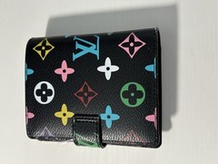 Black Multicolor Monogram Wallet