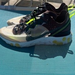 Nike React Element 87 Desert Sand/Brown /Gray Size 9.5 2018 AQ1090- RARE🔥