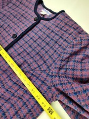 Pendleton Plus 💯 Virgin Wool Womens Sz 18 Multi-Color Purple Classic Blazer Top