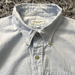 Engineered Garments S/S Button Down Pullover Shirt Sax Blue M USA Made F/S