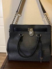 *AUTHENTIC* Michael Kors Microstud Hamilton LG NS Tote 30F4SMHT3L