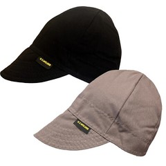 U.S. Welder SOLID BLACK & GREY bundle Reversible Welding Caps SET