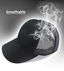 Trucker Hat Plain Mesh Back Solid Snapback Baseball Cap Visor Blank Hats Caps