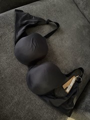 SKIMS Smoothing Intimates Full Coverage Lightly Lined Bra Onyx 36C BA-TSH-4655