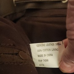 Brown Solid Backpack Buckle Accent Silver Hardware Inner Outer Pockets