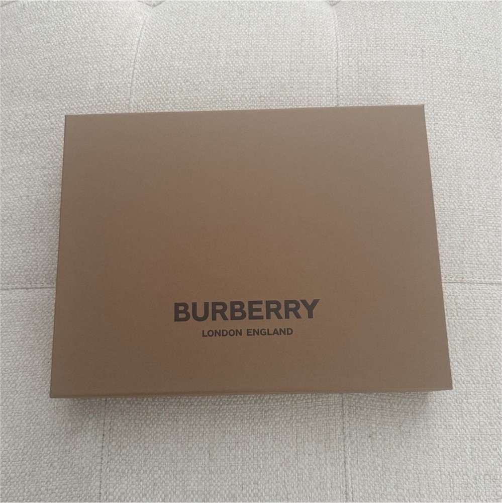 Burberry Check Pattern Fringe Rectangle Scarf White Black Gray Red Women’s