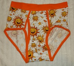 Men’s Pattern / Cartoon / Colored Waistband Adult Briefs Underwear S, M, L