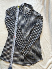CAbi Blue White Collared Button-Down Long Sleeve Shirt Women’s M