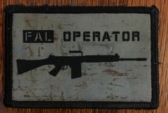 Rhodesian Foreign Legion Morale Patch Military Tactical Army FAL Badge Hook NATO