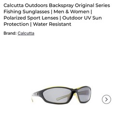 Calcutta Backspray 2405-0174 Polorized Sunglasses – FISHING BOATING BEACH – NEW