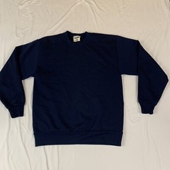 Vintage Jerzees Crewneck Sweatshirt Men’s Size M Navy Blue Blank WPL7232