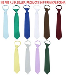 Extra Long Men’s Classic Formal Solid Zipper Necktie Prom Wedding XL Zipper Tie
