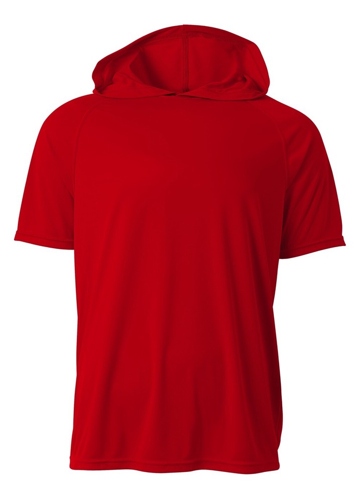A4 Youth Cooling Performamce Short Sleeve Hooded T-Shirt – NB3408