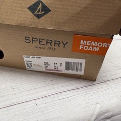 Sperry Crest Loop Sneaker Hook & Loop Closure Ivory/Cream – Size 9.5 Women