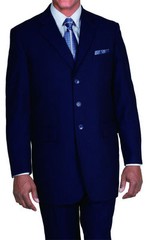 mens’ Polyester Basic Suit 3 Button by Fortino Landi Style 802P