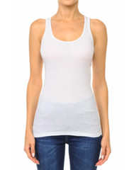NEW Racerback Basic Cami Tank Top Ribbed Cotton/Spandex-XS/S-M-L