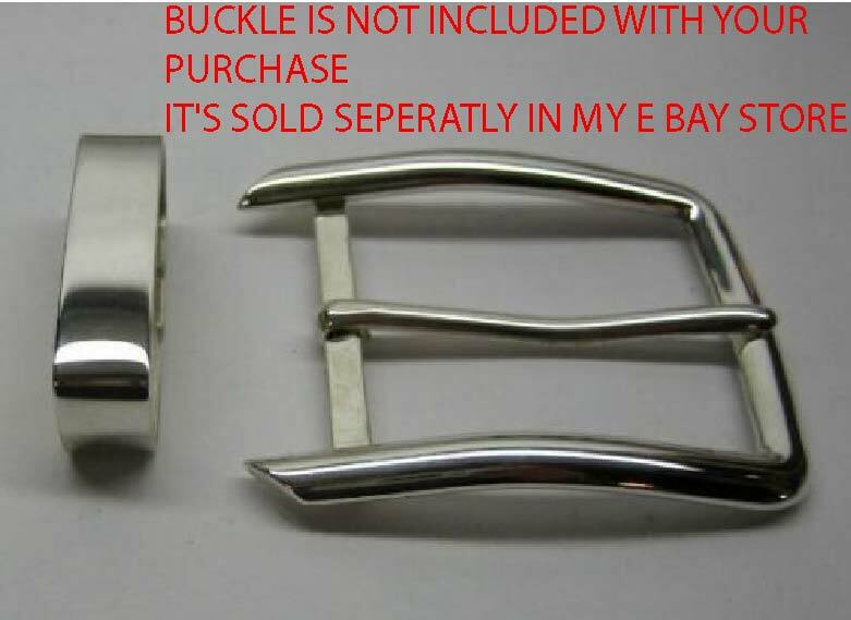 Sterling silver 925 solid loop only for 1.5″ belt made in USA