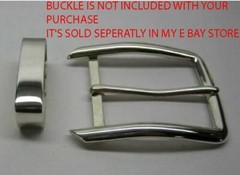 Sterling silver 925 solid loop only for 1.5″ belt made in USA