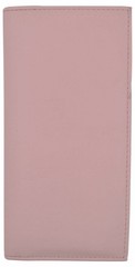 Basic PU Leather Checkbook Covers Light Pink