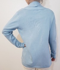 Lightweight Thin Draped No-Button Cardigan Soft Knitted OpenFront Sweater