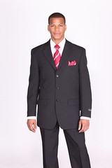 Men’s basic suit Polyester 3 or 2button suit by Milano and Fotino Landi 802/702