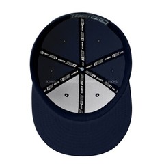 Premium Solid Fitted Baseball Cap Hat Blank Plain Flat Bill 9-Sizes Trucker II