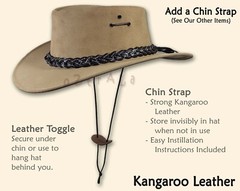 【oZtrALa】Aussie LEATHER Hat CROCODILE Teeth Band Cowboy DUNDEE Mens AUSTRALIAN