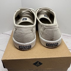 Sperry Crest Loop Sneaker Hook & Loop Closure Ivory/Cream – Size 9.5 Women