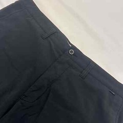 Travis Mathew Men Solid Black Nylon-Poly Blend Flat Front Golf Shorts 40