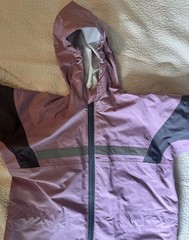 Oaki Kids Trail Suit One Piece Size 6 7 Pink Waterproof Mud Suit Rain Suit
