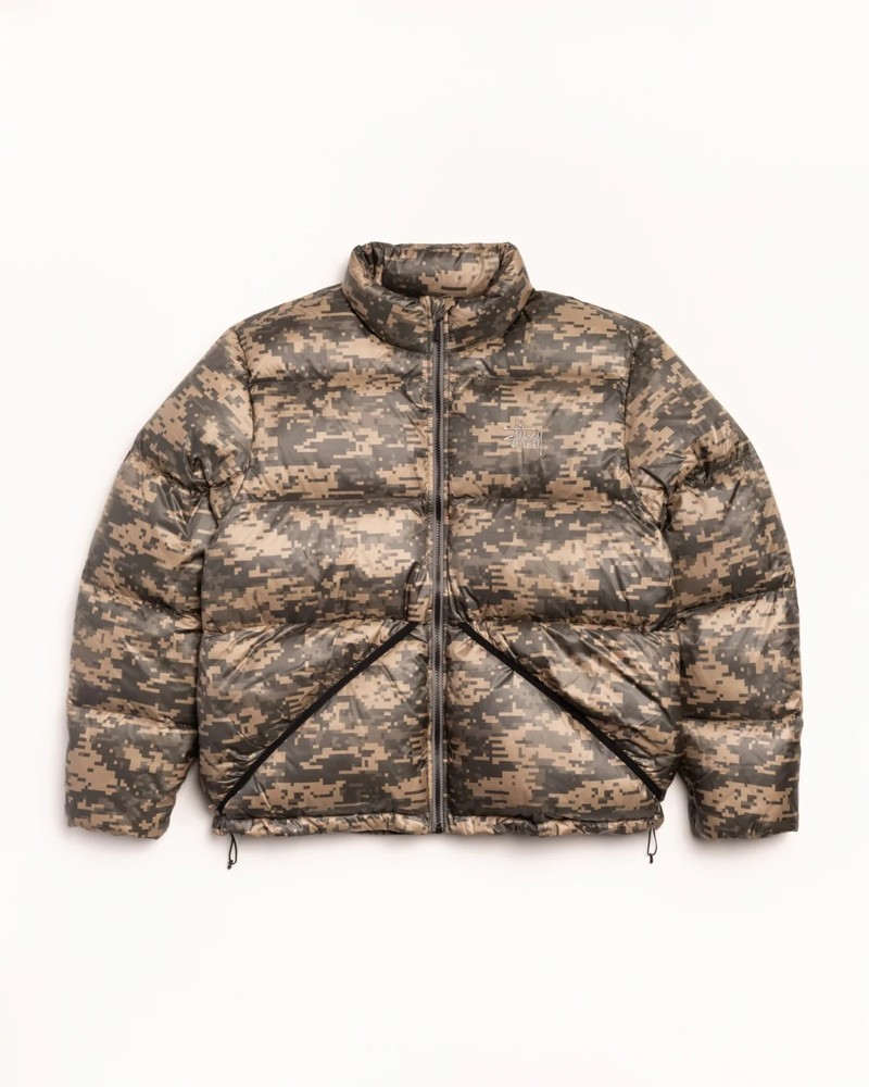STUSSY Micro Ripstop Down Jacket Digi Camo Size Large Brand New With Tags Stüssy