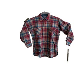 Men’s Pendleton 100% Virgin Wool Large Plaid Made In USA Look At Pic For Size