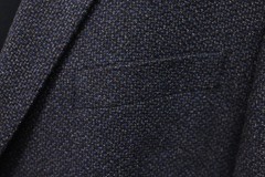 JOSEPH ABBOUD mens multicolor patterned sport coat jacket blazer SLIM FIT 46 R