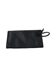 LOEWE Shoulder Bag Leather BLK Solid Black Black