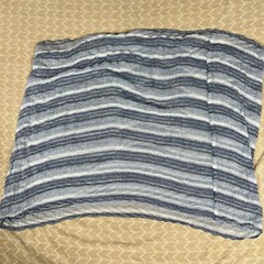 Scarf multicolor blue tones