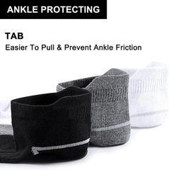 shnn 12 Pairs Mens Ankle Socks Athletic Casual Low Cut Short Socks for Men With