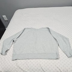 GAP Men’s Gray Solid Henley Button Pullover Sweatshirt Long Sleeve Size XXL