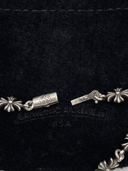 100% Authentic Chrome Hearts Tiny E Bracelet ( 14 Links )