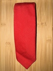 PIRELLI COLLECTION Solid Red Polyester Rayon Men’s Tie 54L 3.0W